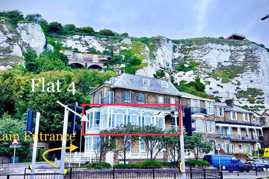 Flat 4 Marine Parade House, 1 East Cliff- Next To Dover Port, White Cliffs, Beach, Castle Екстер'єр фото