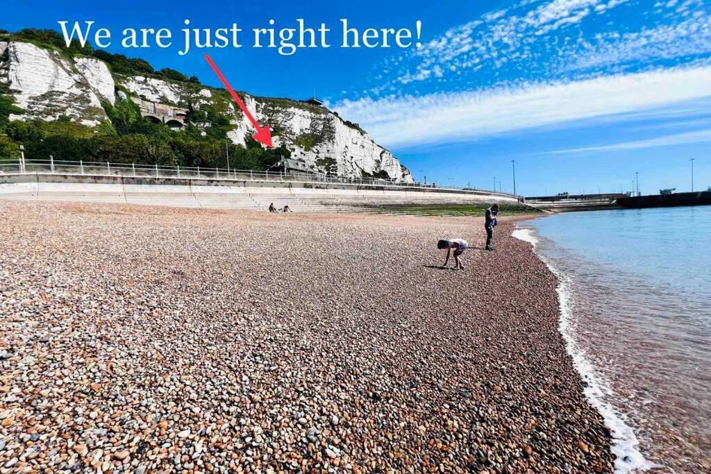 Flat 4 Marine Parade House, 1 East Cliff- Next To Dover Port, White Cliffs, Beach, Castle Екстер'єр фото